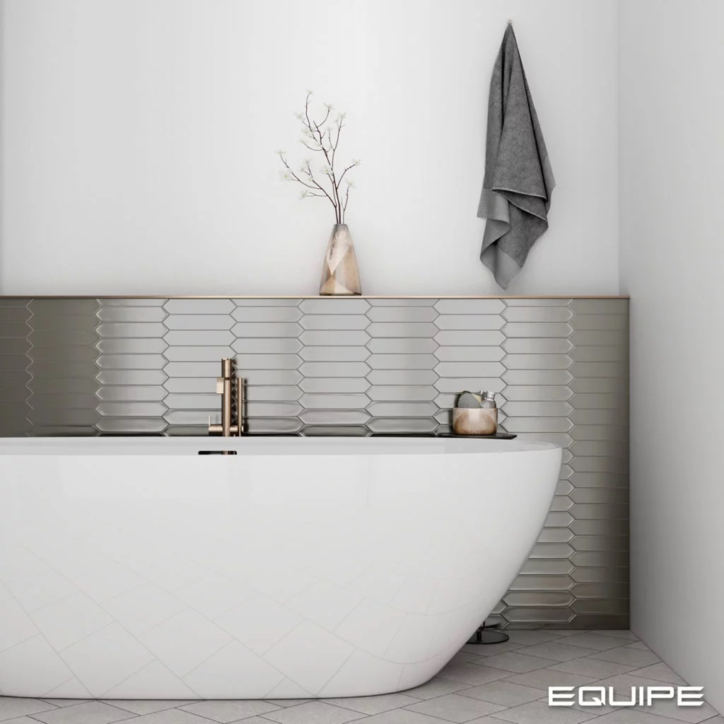 Керамическая плитка  EQUIPE LANSE SILVER 5х25 EQ-10D