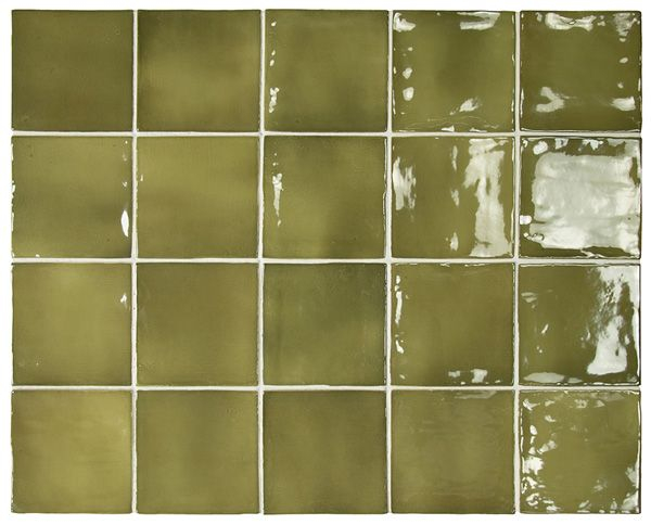 Керамическая плитка MANACOR BASIL GREEN (26918) 10x10 от Equipe Ceramicas (Испания)