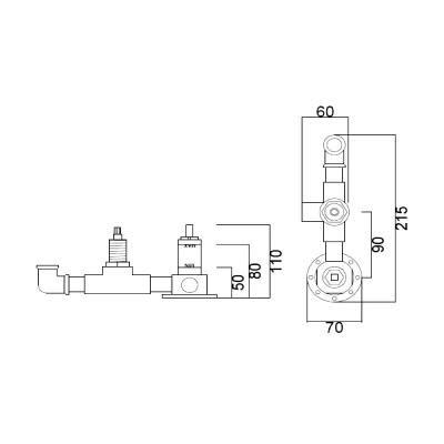 ZC ZC0D2518GR.C ZC0 Встраиваемая часть на 2 потребителя