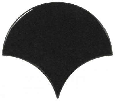 Керамическая плитка  EQUIPE FAN BLACK 10.6x12 Q-20S