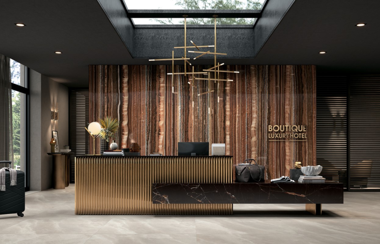 Керамогранит слэб MIRAGE ONICE BROWN WA 03 LUC SQ 120х278х0.6 (Италия)