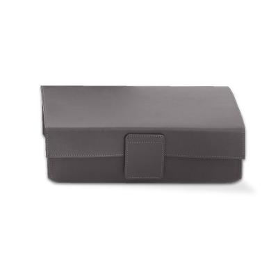 Decor Walther 0938693 NAPPA UTBD Универсальная коробка с крышкой Натуральная кожа дымч.-серая