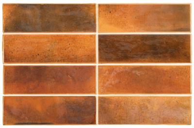 Керамическая плитка  EQUIPE HANOI BURNT RED 5.1х16.1 EQ-10D
