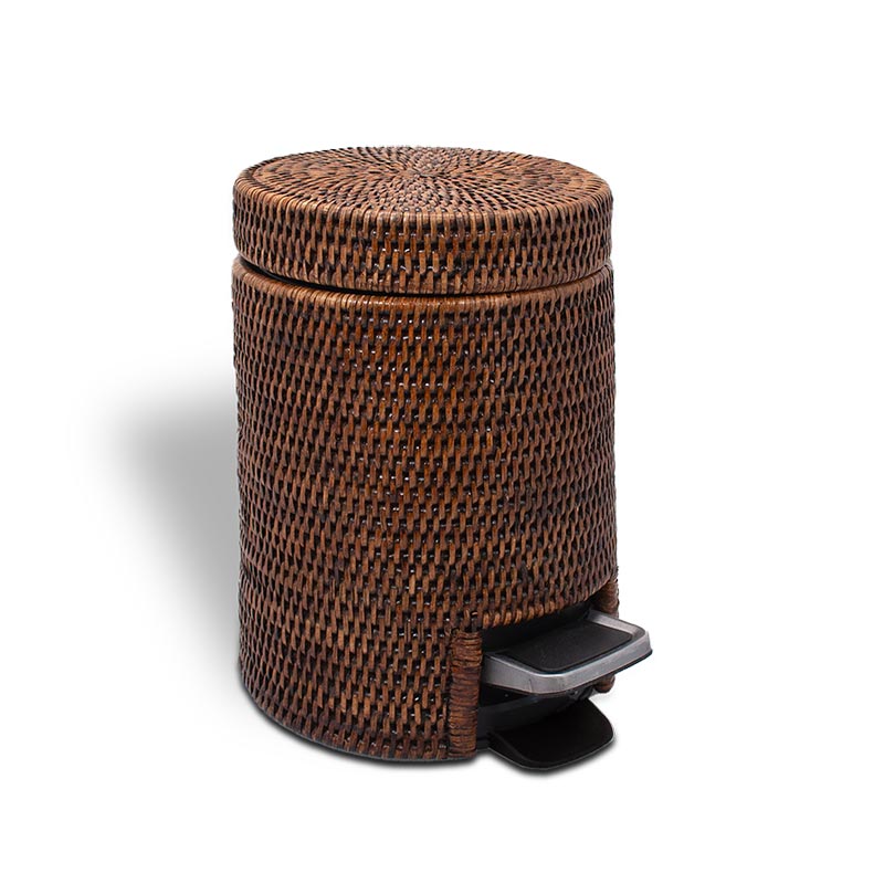 Decor Walther 0939492 BASKET TE Корзина с педалью Ротанг темный